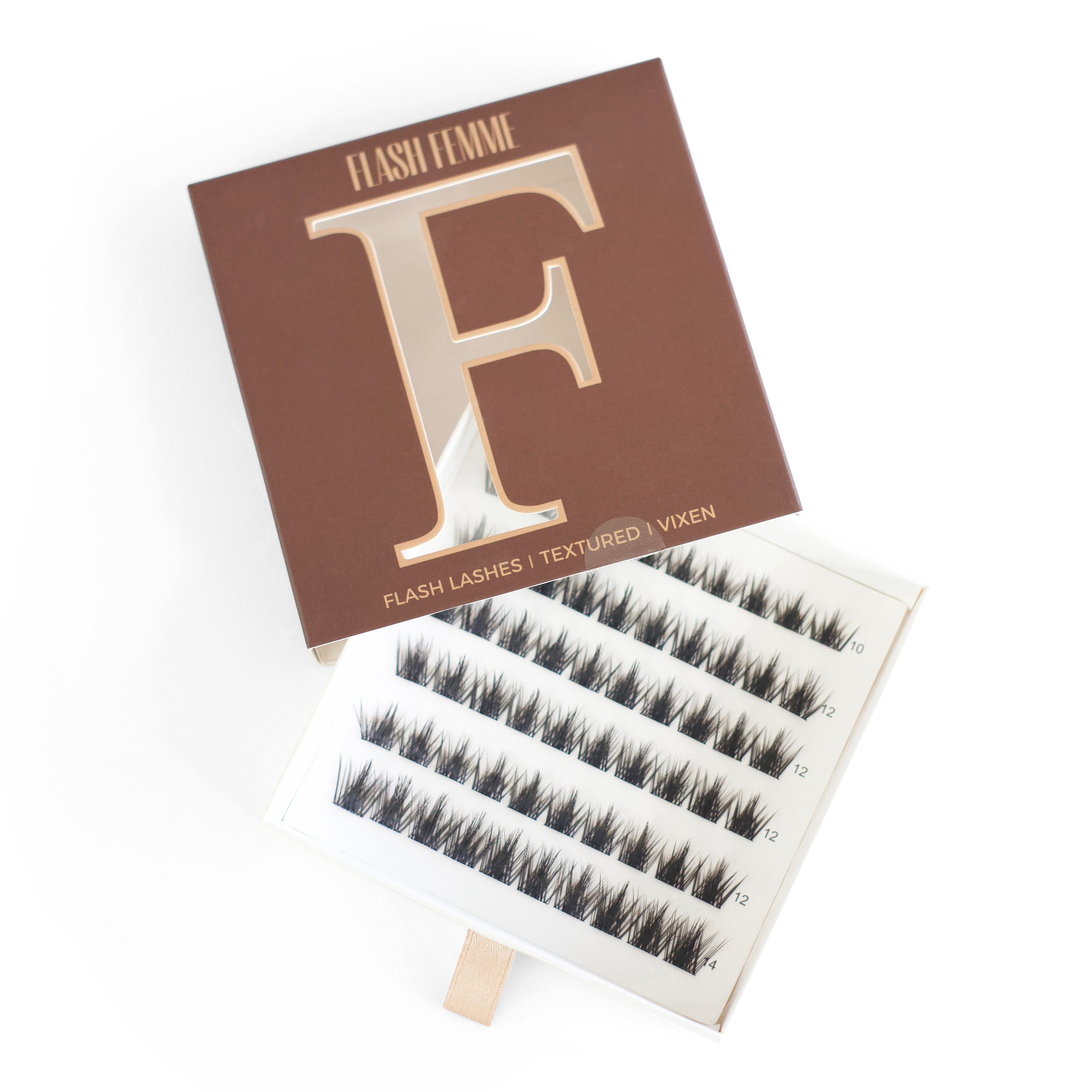 VIXEN (Black - Flash Lash Bundle)