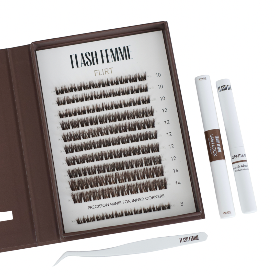 FLIRT (Espresso Brown - Flash Lash Bundle)
